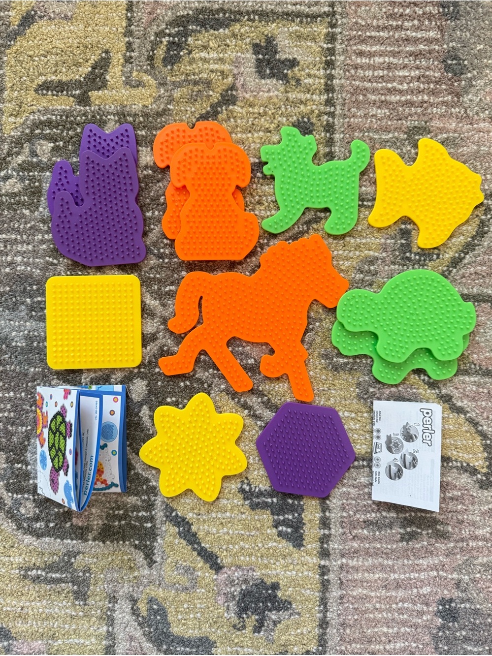 Perler beads and bead boards 12
